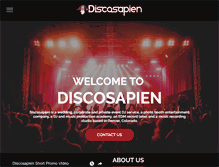 Tablet Screenshot of discosapien.com